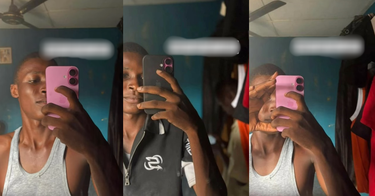“Bro Abeg try furnish ur room well” – iPhone user faces cr!ticism for prioritizing phone over sh@bby living space (WATCH)