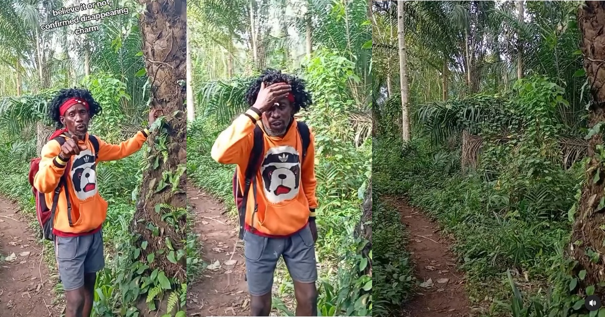“You didn’t add ‘piuunnn'” – Reactions as man teaches Nigerians how to appear and disappear at will (VIDEO)