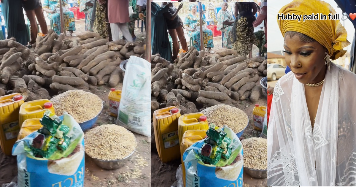 “I first think say na market” – Lady brags about her Odogwu husband dowry ‘doings (VIDEO)