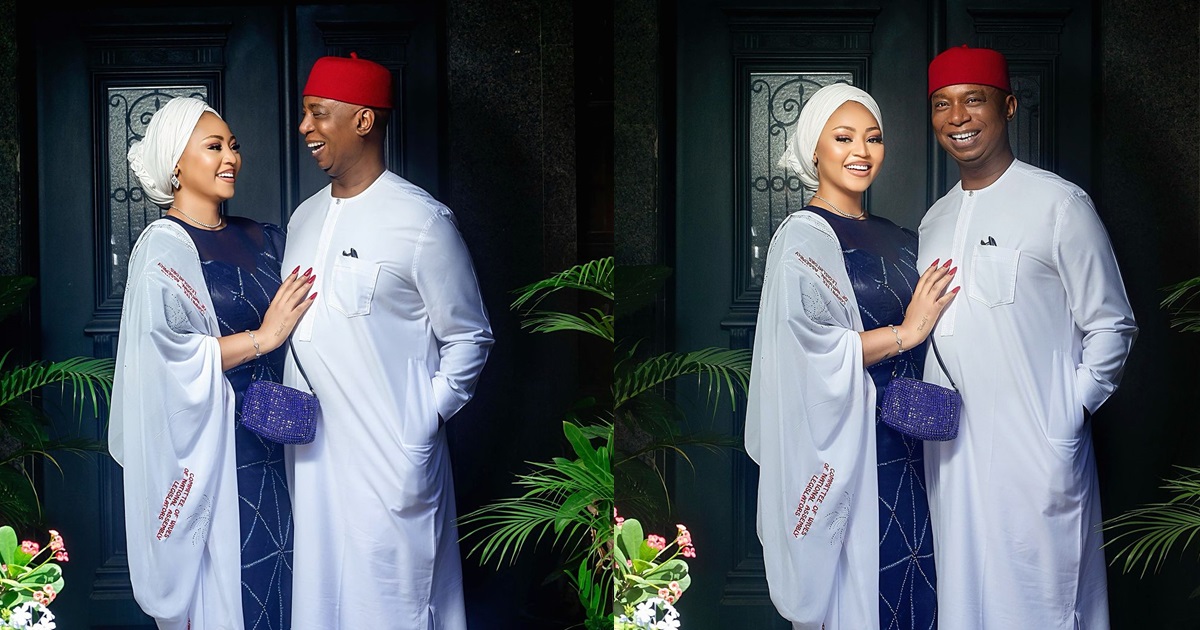 “If this is what 5 years looks like, then I’m looking forward to 10…20….and forever” – Actress Regina Daniels looks forward to forever with her husband (IMAGES)