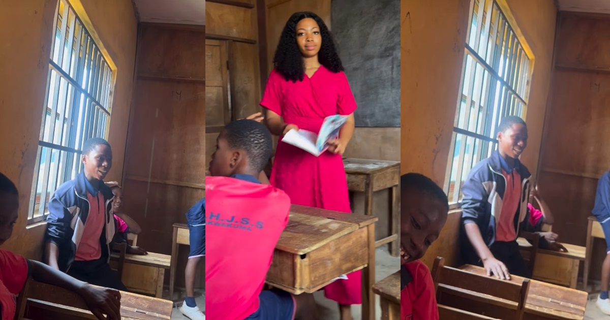 “She knows how to teach, I’ll give her 500 marks” – Teacher trainee receives pleasant remark from class representative during supervisor’s visit (WATCH)