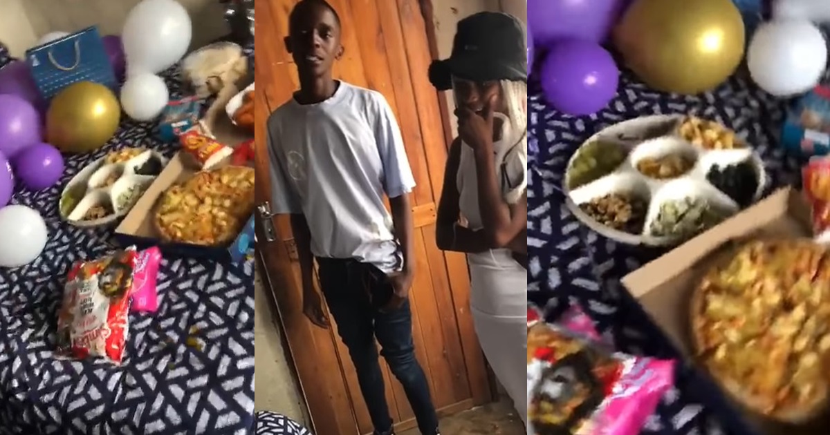 “He did his thing, very detailed and intentional” – Man surprises his girlfriend in a grand style (WATCH)