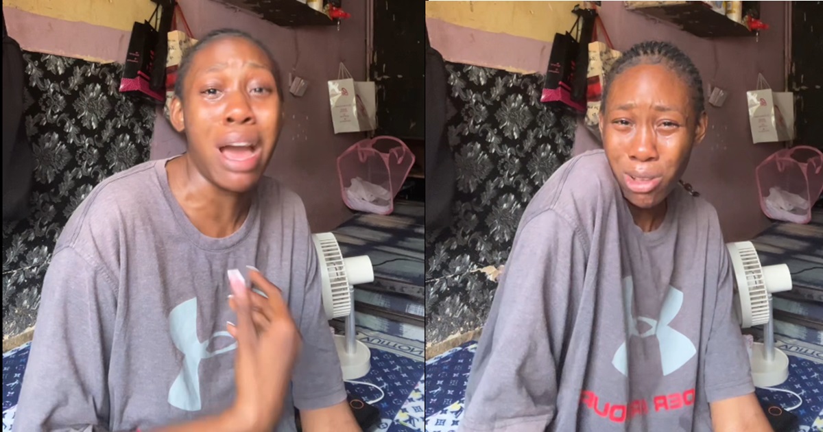 “You go bow for the result o” – Reactions as student cr!es a river after seeing the semester’s result she thought she would ace (WATCH)