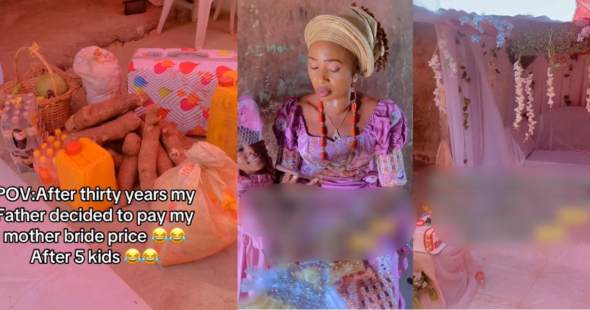 Man pays wife’s bride price after thirty years of marriage with five children (VIDEO)