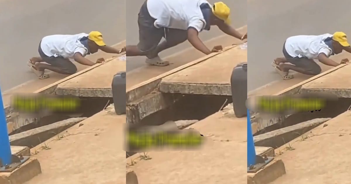 Man’s Hilarious Attempt To Push A Footbridge After Mistaking It For A Car Goes Viral (VIDEO) Man’s Hilarious Attempt To Push A Footbridge After Mistaking It For A Car Goes Viral (VIDEO)