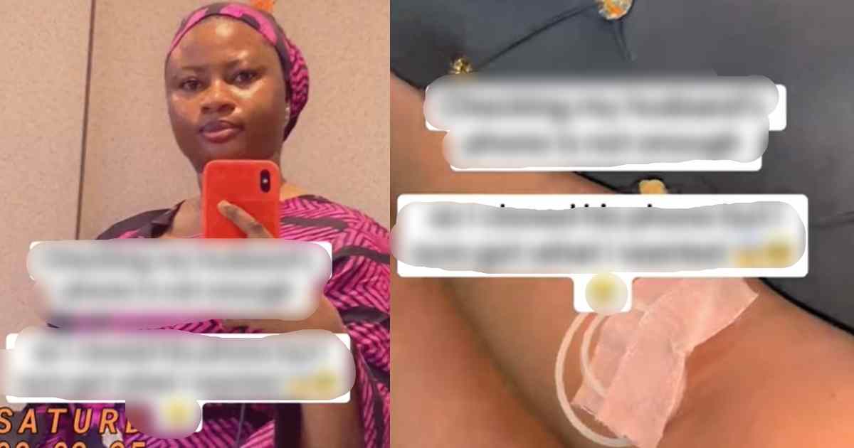 “I got what I wanted” – Woman undergoes treatment after searching and cl0ning her husband’s phone (WATCH)