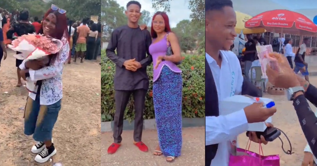 Heartwarming moment siblings support each other during their sign-out ceremony (WATCH)