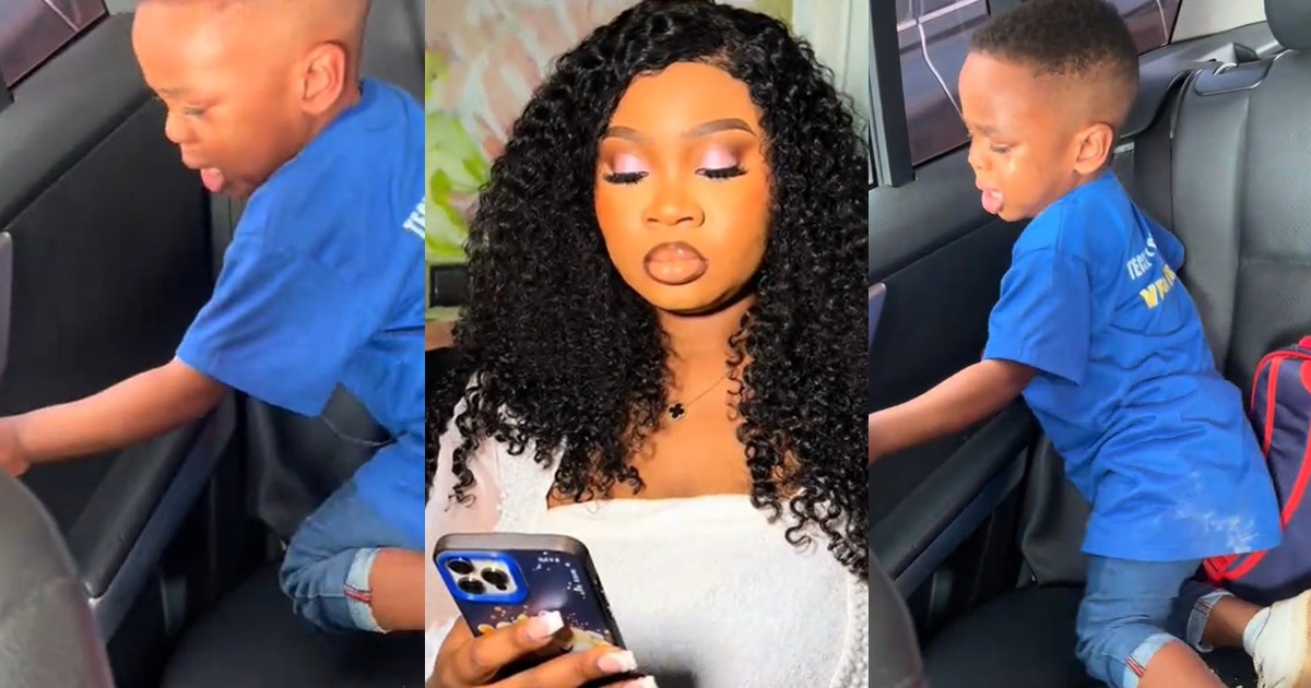 "It's a Mercedes-Benz na" – Little boy rejɘcts mom's car ride, prefers