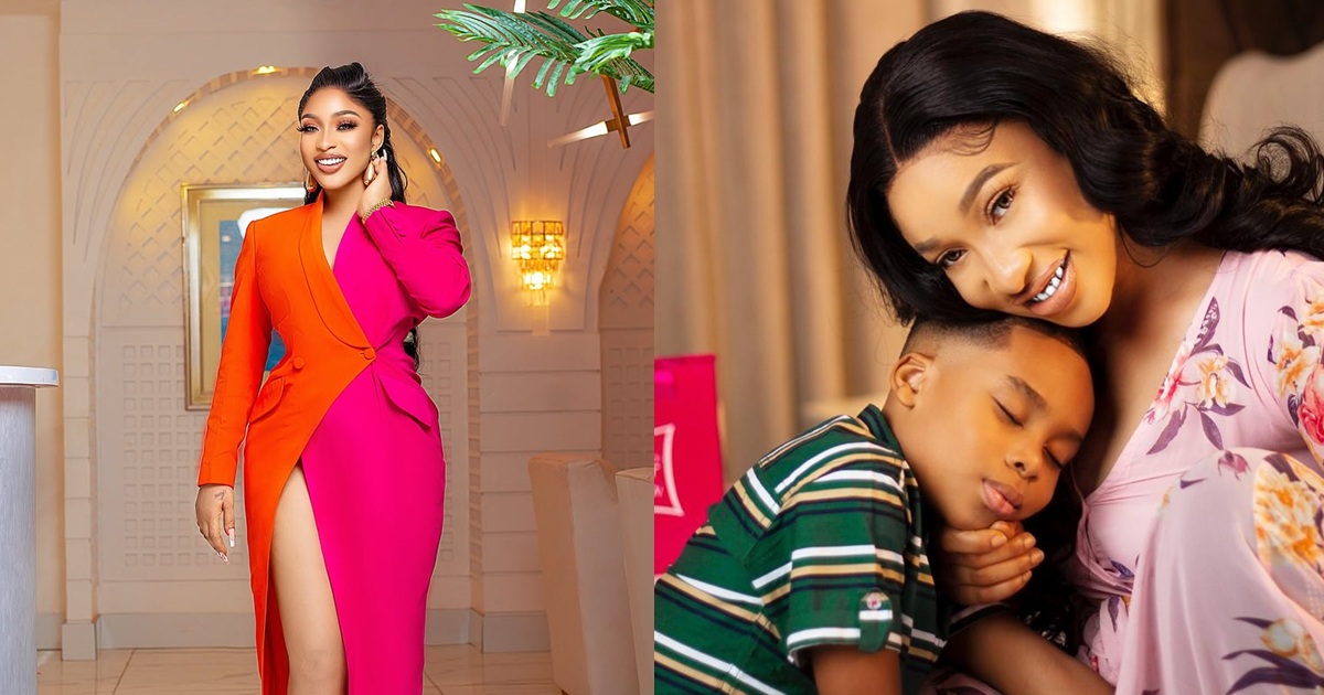 “Motherhood has been the most profound, transformative experience of my life” – Tonto Dikeh (IMAGE)