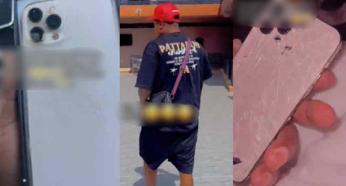“He sp0ilt my iPhone 12Pro because of the bad things my friends told him” – Lady shares how her man replaced her iPhone 12Pro with an iPhone 12 Promax (WATCH)
