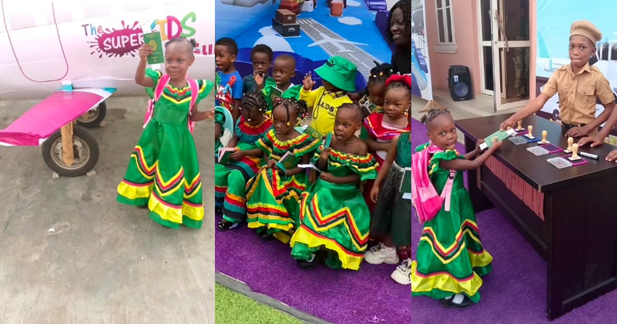 Lady shares her niece’s exciting travel experience from Nigeria to Brazil for her school’s “Around the World Day” (WATCH)