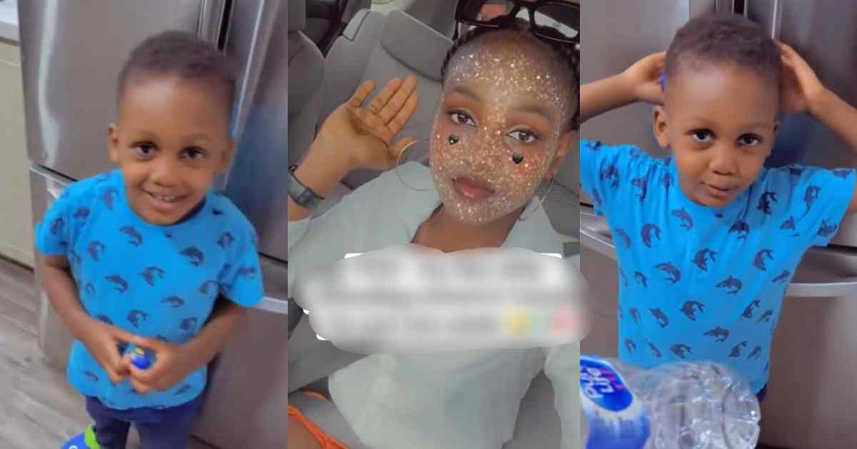 “He go soon dey correct you” – Nigerian woman shares difference in her son’s pronunciation after attending school in Canada for 1-week (WATCH)