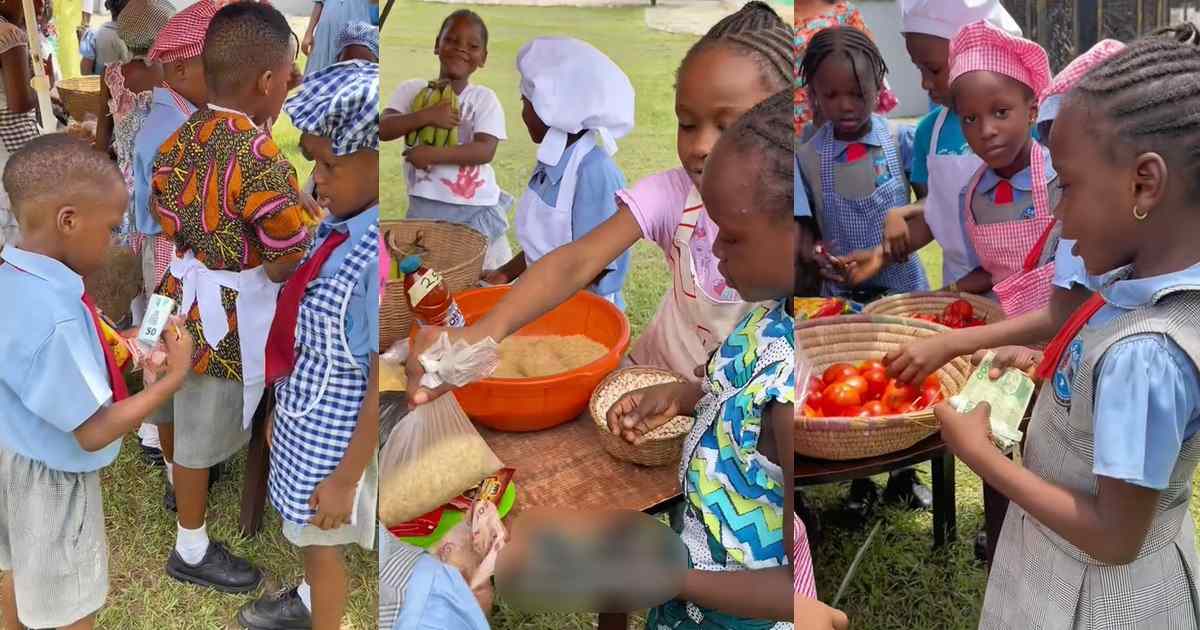 Lady shares her interesting experience at a children’s market at their school (WATCH)