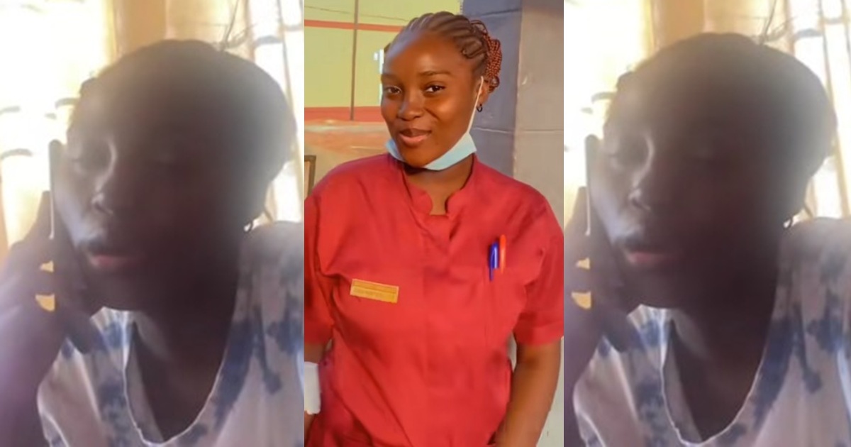 Nurse shares what it looks like to be a nurse after her roommate returns from a night shift, looking exh@usted and dozing on a phone call (VIDEO)
