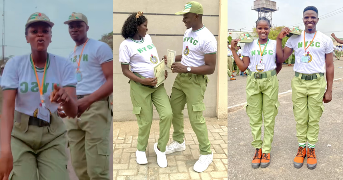 Lady shares how she started NYSC with her husband vs how they ended (WATCH)