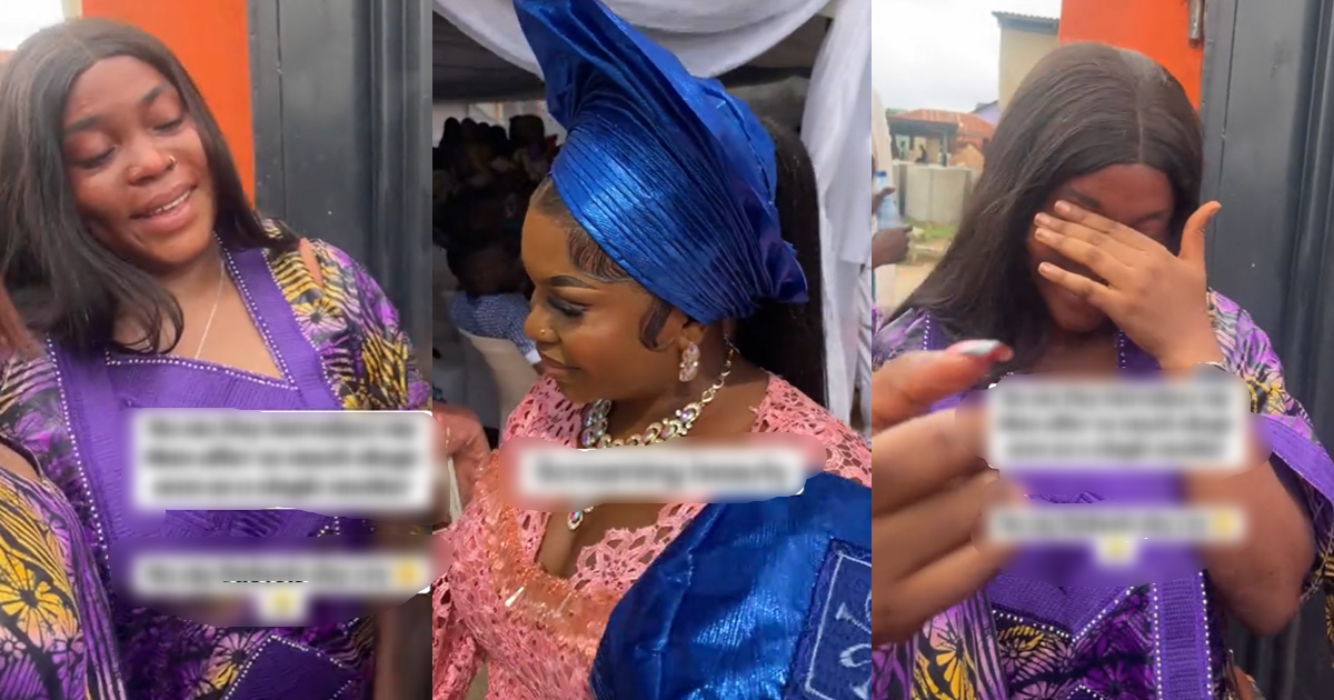 Lady brɘaks down in tɘars after her sister, a single mother introduces her new partner (WATCH)