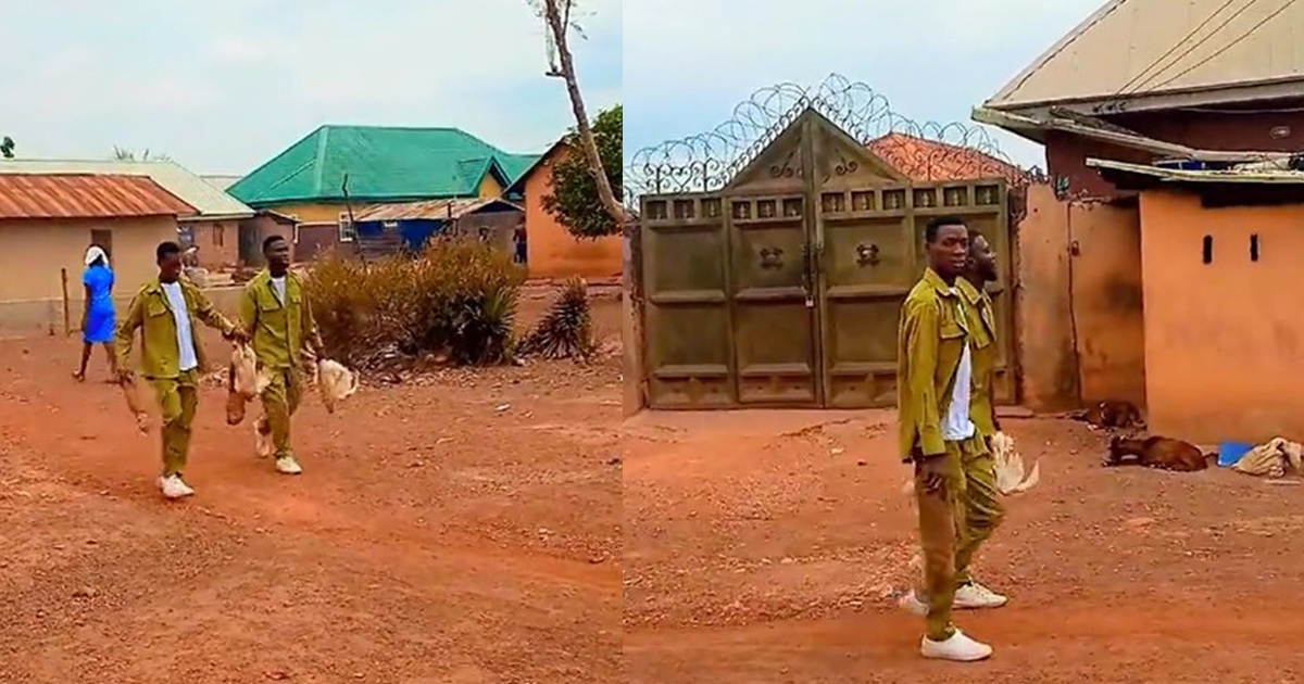 NYSC Members Visit Market, Buy Live Chickens and Yams (VIDEO)