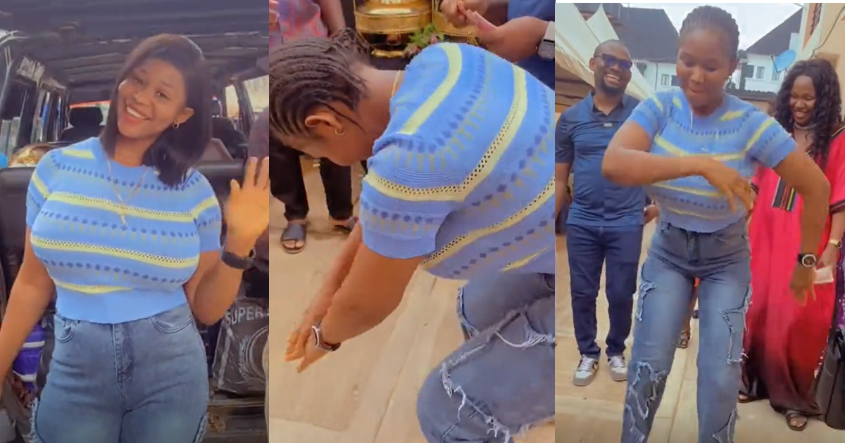 Caterer shows off her dancing skills at an event after her client gave birth to twins (VIDEO)