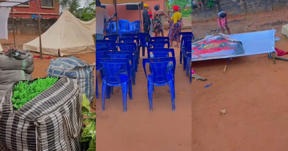 Wedding gets cancɘlled over the groom’s fa!lure to pay for some wedding items and a traditional drink (WATCH)
