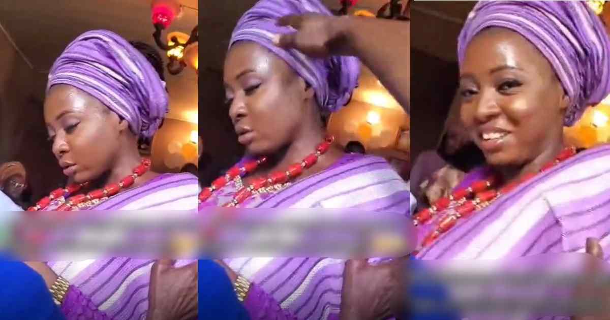 “Bro wants to pray too” – Moment Bride Playfully Rebúkes Younger Brother for Trying to Bless Her at Wedding Ceremony (WATCH)