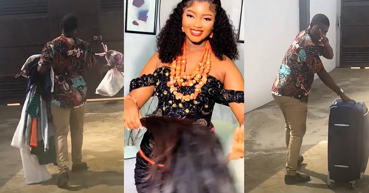 Newlywed woman shares how her husband ended up packing her belongings after she refused to move into his house (WATCH)