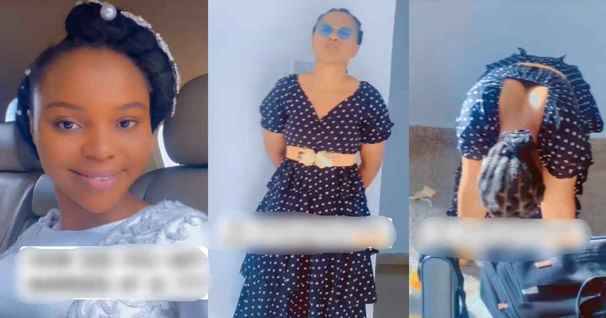 “I started praying seriously about my marriage at age 16” – Newlywed bride responds to those questioning how she got married at 21 years old (WATCH)