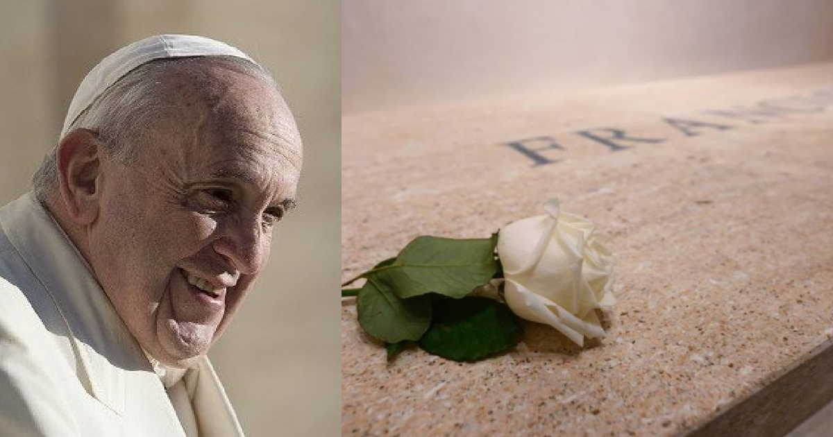 The Vatican Releases Pictures Of Pope Francis’s T0mb In Rome Basilica As It Opens It Up To The Public (IMAGES)