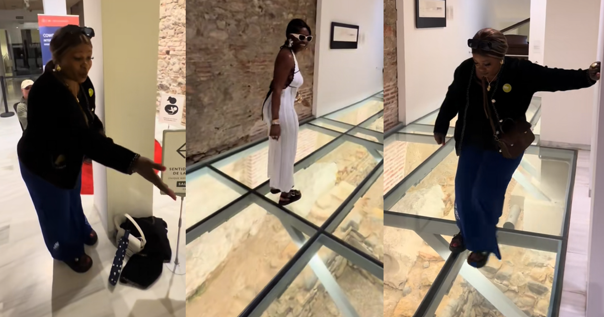 Lady shares her Nigerian mum’s hilarious reaction to visiting a museum for the first time (VIDEO)