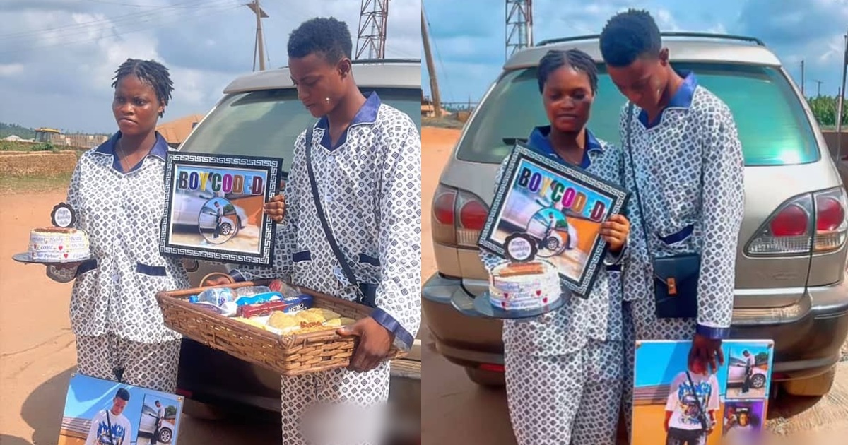 The Beautiful Moment a Lady Surprised Her Man on His Birthday (VIDEO)
