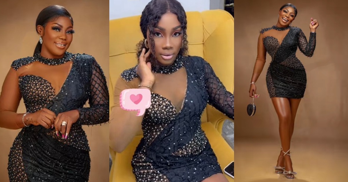“Was a good try” – Lady rocks her mum’s dress for her school’s ‘poise dinner’ (WATCH)