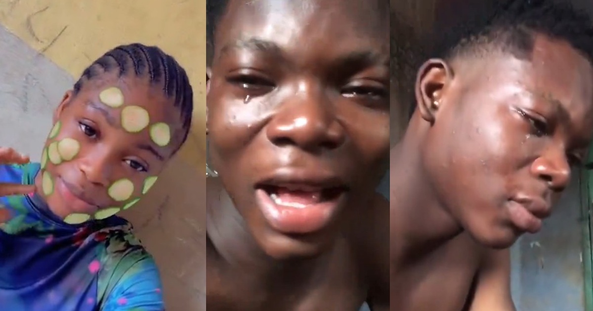 “He knows she is gone” -– Man brɘaks down in tɘars after his girlfriend gained admission into the university (WATCH)