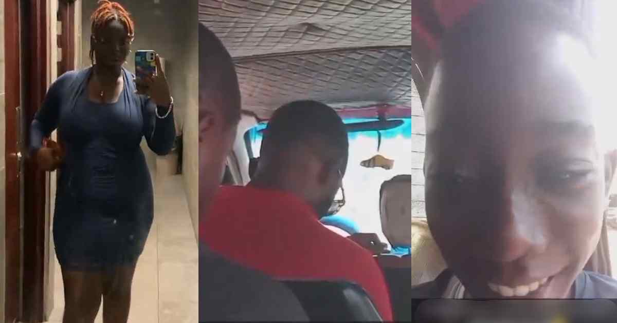 “Is that not your ex who br0ke your heart and made you cry” – Lady stúnned after her younger brother shared a video of her ex-partner on a public bus he boarded (WATCH) 