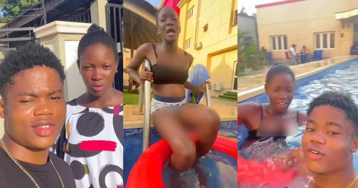 “I will not do it again with you” – Man shares his wife’s funny reaction after swimming together for the first time (WATCH)