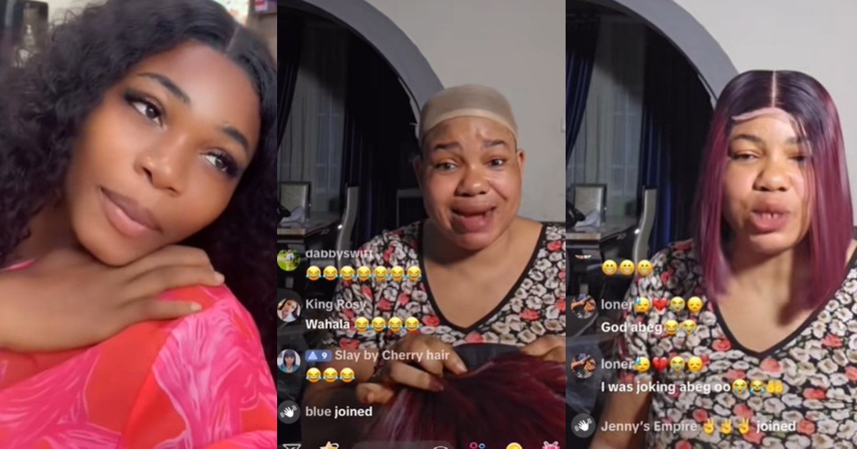 “You are lonely” – Lady prov0kes hair vendor on TikTok live, gets r0asted for being single due to her ‘Loner’ username (WATCH)