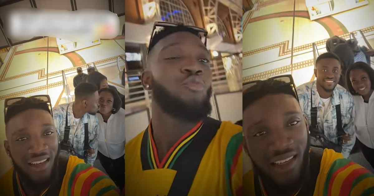 Single man films a video with a married couple on vacation, gets hit with jǝalousy when they share a k!ss (WATCH)