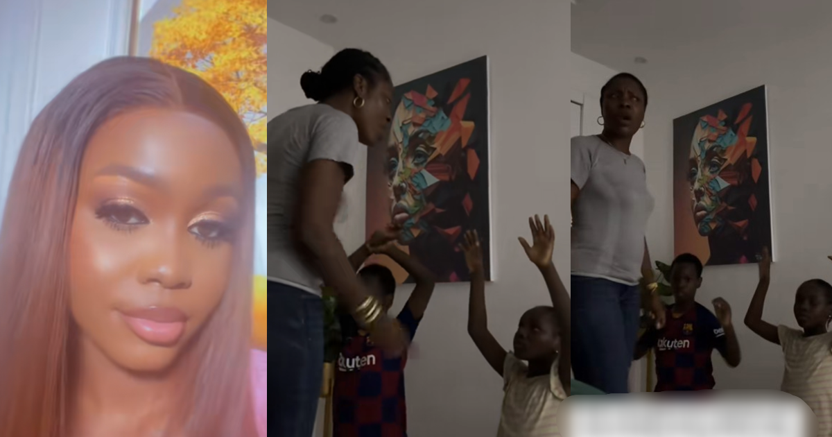 Lady reveals how her sister discipl!ned her children after they bought candies worth ₦500 and ate them all at once (WATCH)