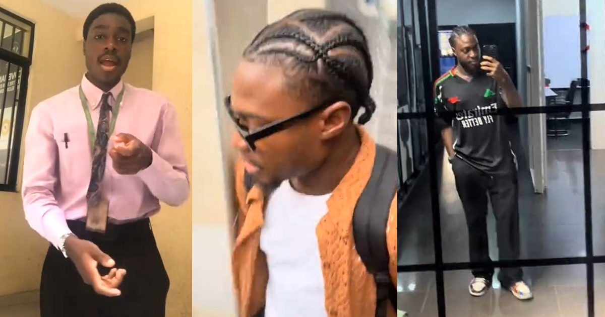 “Four years of corporate fit in university, simply to dress casually to work” – Man describes his dressing after school (WATCH)
