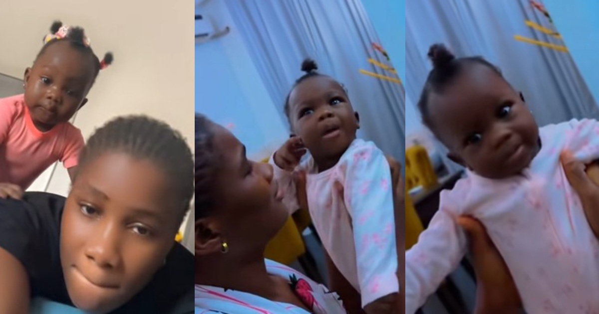 “My 7-month-old learnt how to shout hǝlp, since then she has been shouting for hǝlp” – Nigerian mum reveals (WATCH)