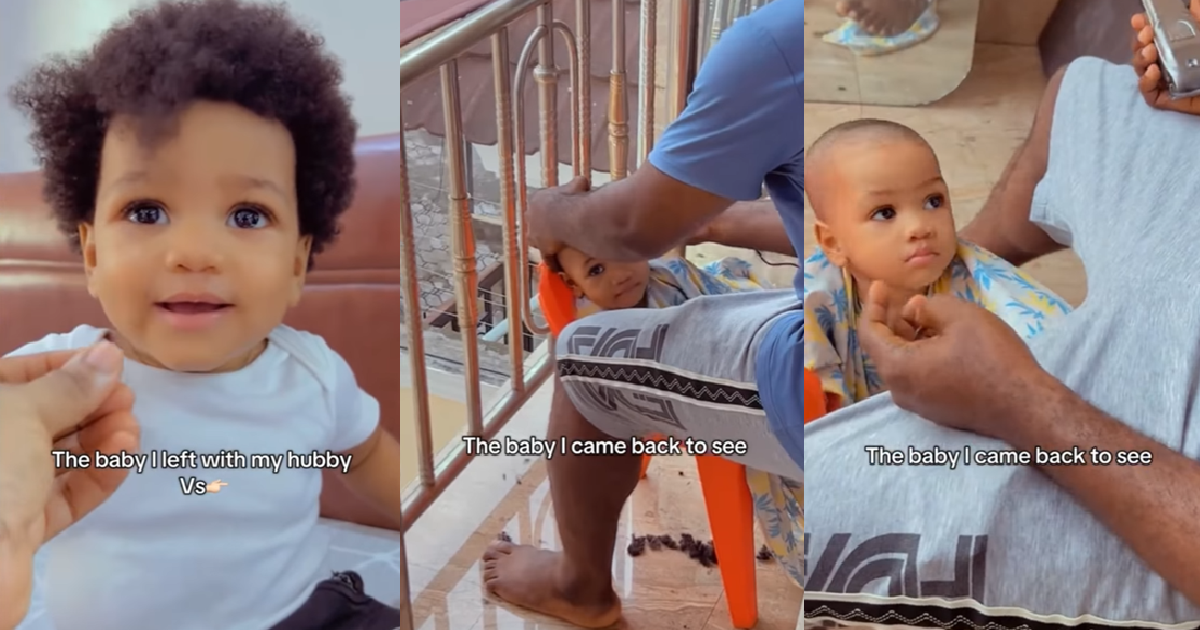 Mother Heartbrokǝn After Her Husband Cut Her Little Boy’s Hair (WATCH)