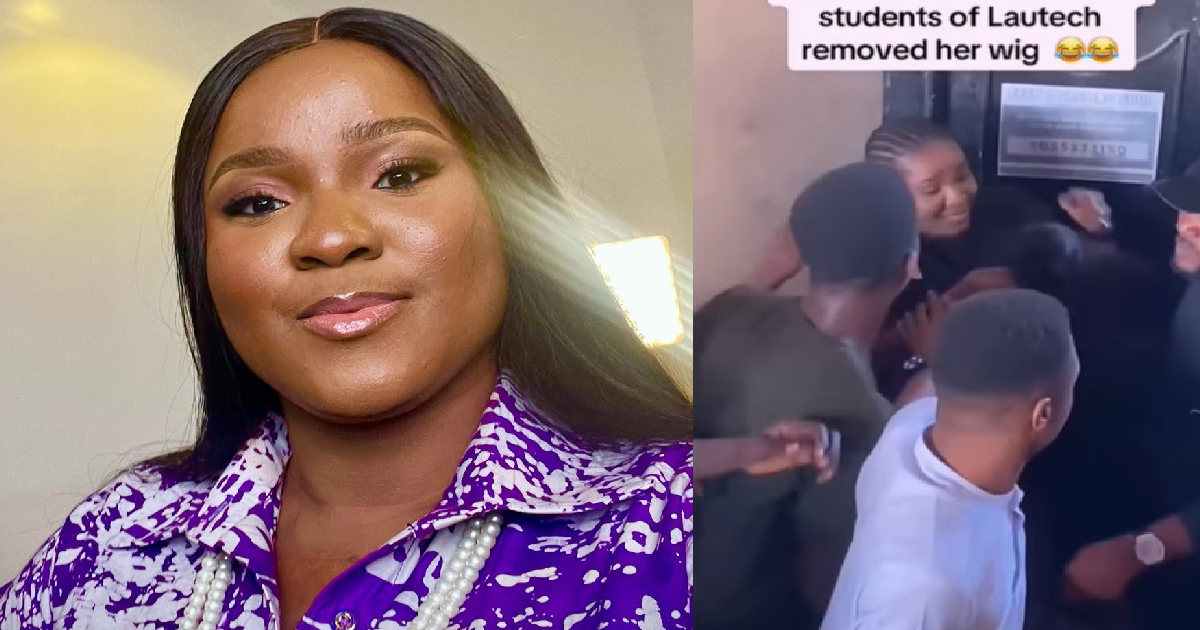 Gospel Singer, Pelumi Deborah, swamped by a massive crowd of enthusiastic LAUTECH students during a visit to the university for a ministration (VIDEO)