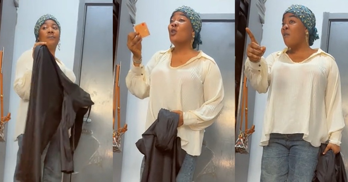Nigerian mum blows h0t after finding a pack of cond0ms in 19-year-old son’s outfit (WATCH)