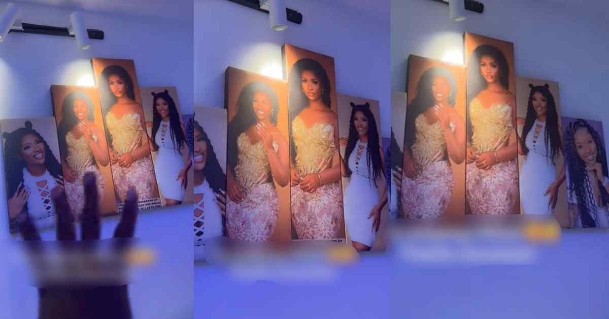 “I don’t care if you want to return the gifts I gave you” – Lady insists on keeping the picture frames that her friend gifted her for her birthday after their fight (WATCH)