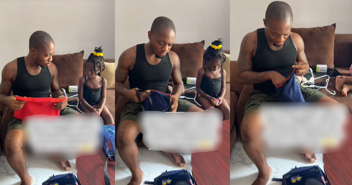Man refuses to help his daughter with her assignment, as she corrects him whenever he tries to teach her (WATCH)