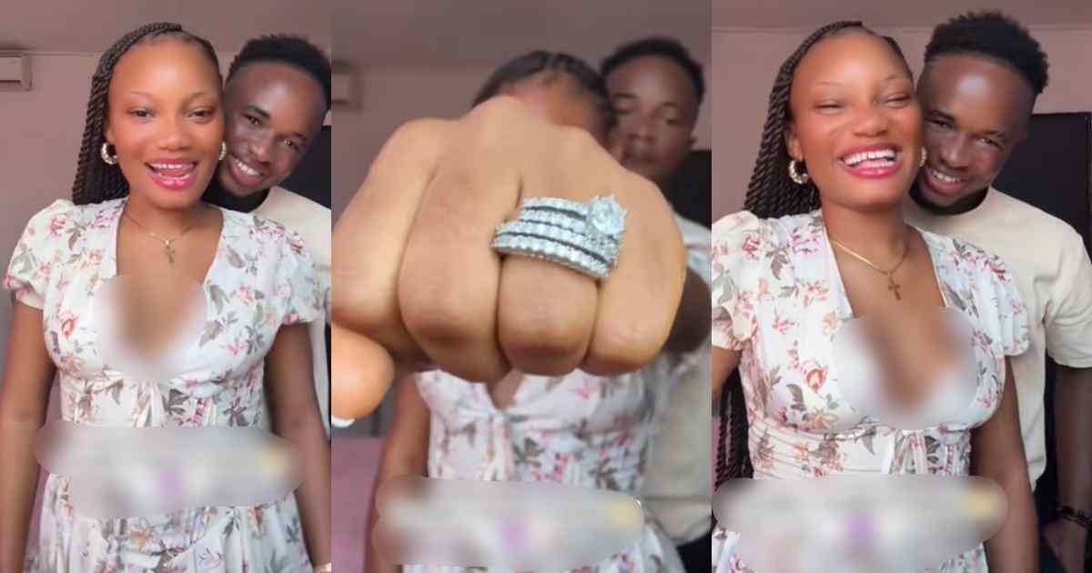 “Don’t date your pastor’s son” – Woman cl@ps back at crit!cs after marrying pastor’s son within a month, flaunts wedding ring proudly (WATCH)