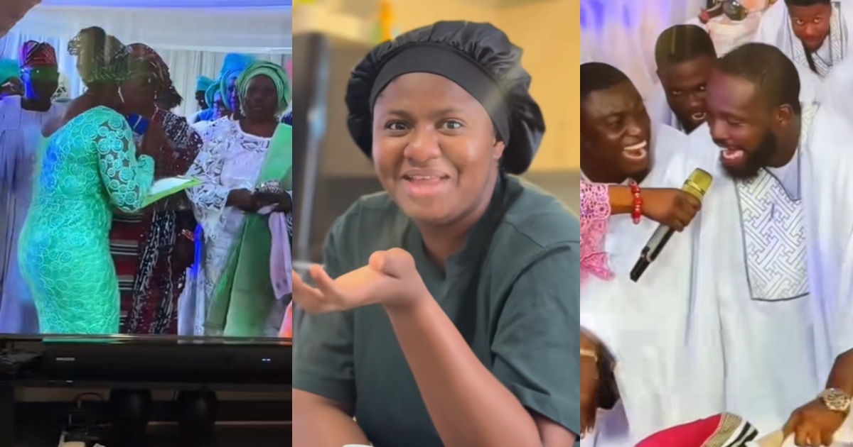 “You better watch and remember that day” – Nigerian man replays their wedding video to remind his wife that he fully paid her bride price (WATCH)
