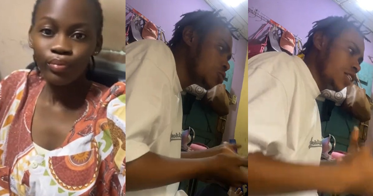 “Don’t say I didn’t take care of you oo” – Man visits his girlfriend to complain about her refusal to add weight (WATCH)