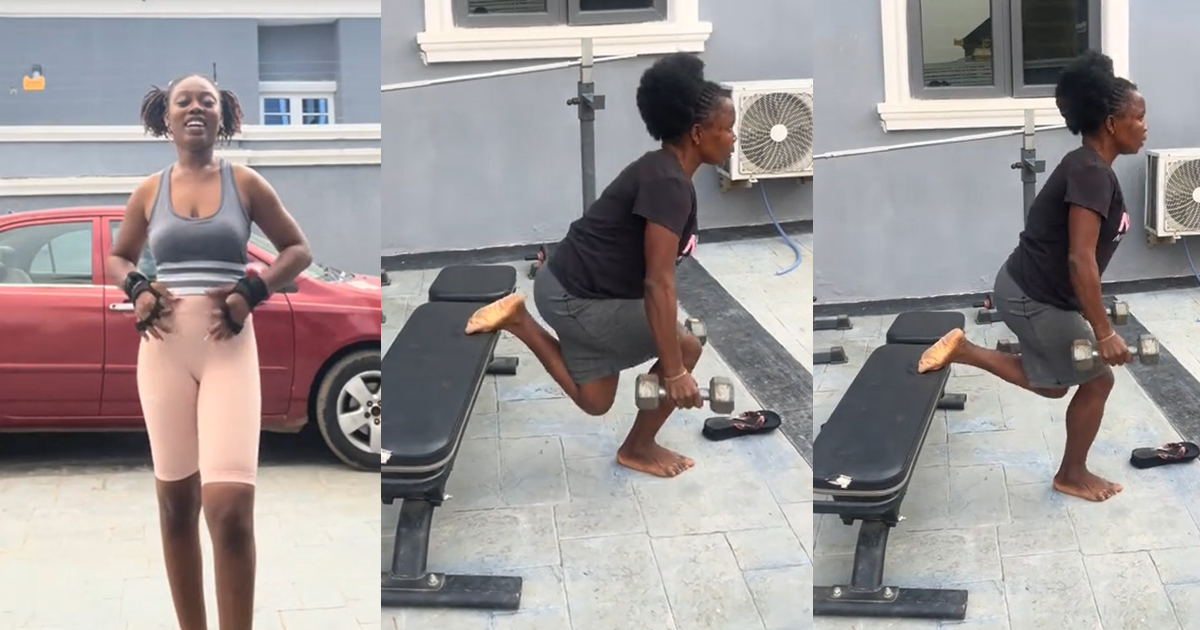 Woman shares how her nanny started taking exercise seriously after she told her it could make her butt0cks bigger (WATCH)
