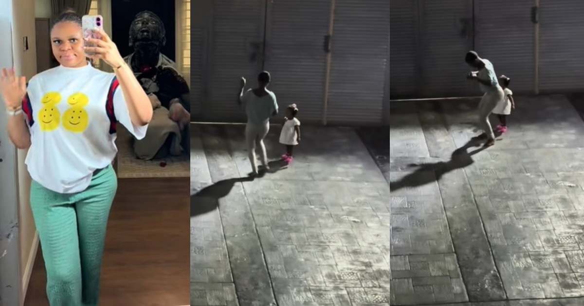Nigerian woman stúnned to see her house help dancing to entertain her 1-year-old daughter (WATCH)