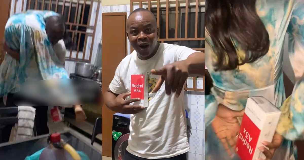 Lady surprised her uncle with a brand-new phone after he complained his phone couldn’t connect to Wi-Fi (WATCH)