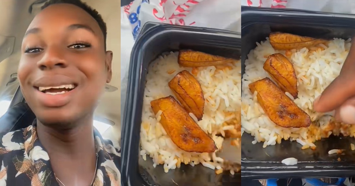 “My mum shouldn’t be aware of this lifestyle” – Man stúnned after buying 3 pieces of fried plantain for ₦500 at a local restaurant in Ibadan (WATCH)